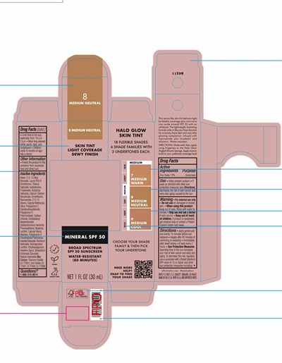 Packaging Label-84511 (84511upus S Halo Glow Skin Tint Spf 50   8 Medium Neutral 091924 Vc2)